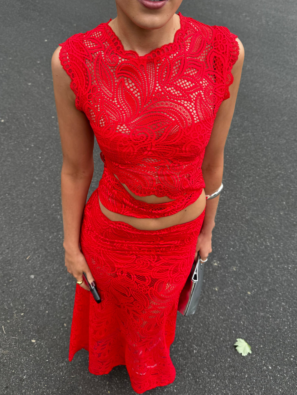 Van Laren | Scarlet Lace Set