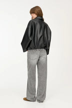 Valetti Giaro | Sophia Leather Bomber Jacket