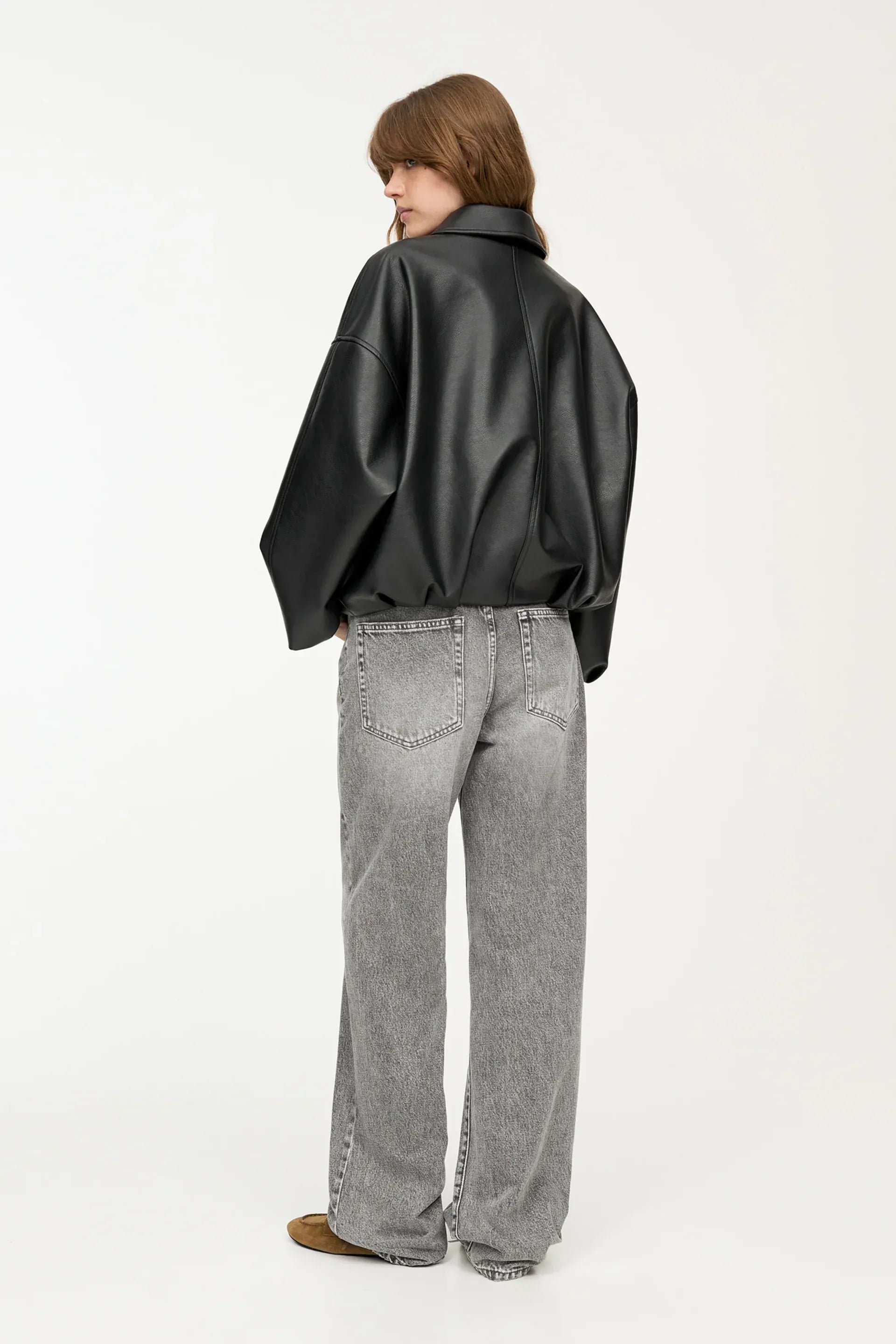 Valetti Giaro | Sophia Leather Bomber Jacket