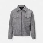 Vincenzo Suede Zip Jacket