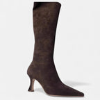 Valentina Thigh-High Suede Boots
