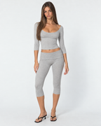 Valetti Giaro | Nori Scoop Neck Capri Set