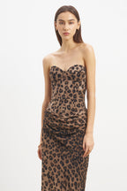 Van Laren | Chemaine Leopard Maxi Jurk