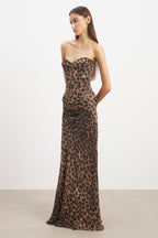 Van Laren | Chemaine Leopard Maxi Jurk