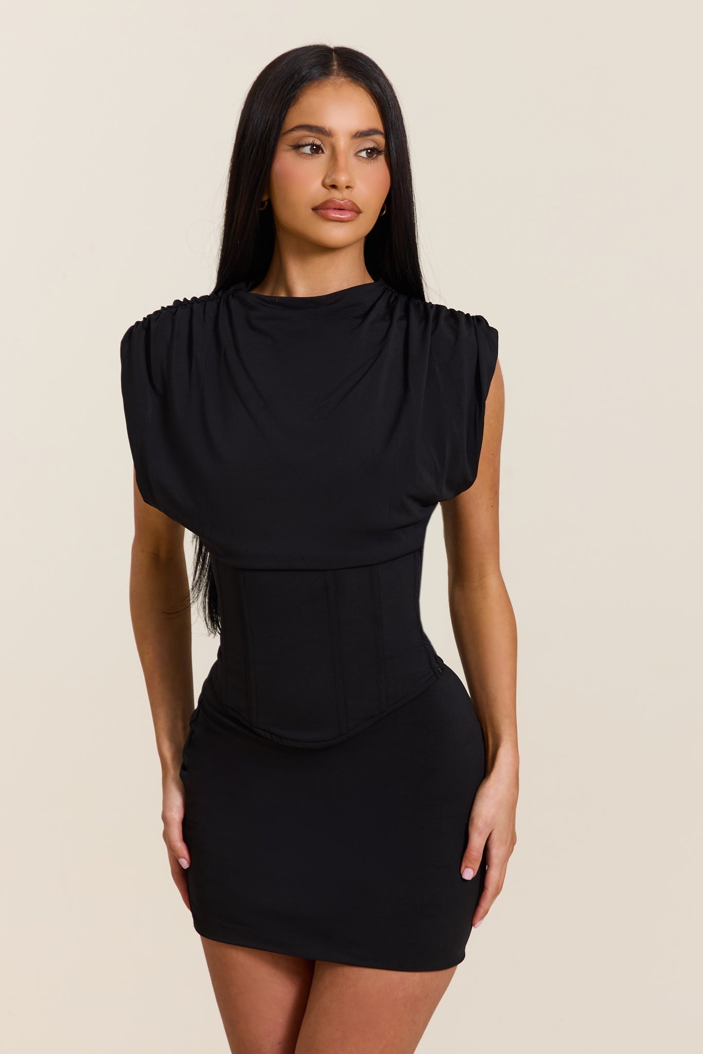 Valetti Giaro | Anna Corset Lace-Up Mini Dress