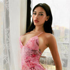 Van Laren | Fleur Maxi-Jurk met Open Rug