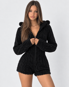 Valetti Giaro | Romper met berenkap