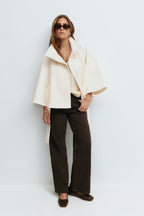 Valetti Giaro | Sophia Belted Cape Coat