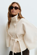 Valetti Giaro | Sophia Belted Cape Coat