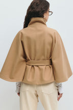 Valetti Giaro | Sophia Belted Cape Coat
