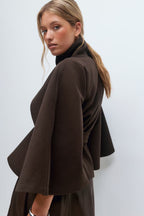 Valetti Giaro | Sophia Belted Cape Coat