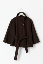 Valetti Giaro | Sophia Belted Cape Coat