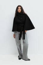 Valetti Giaro | Sophia Belted Cape Coat