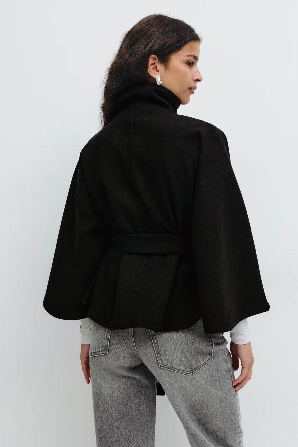 Valetti Giaro | Sophia Belted Cape Coat