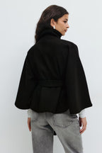 Valetti Giaro | Sophia Belted Cape Coat