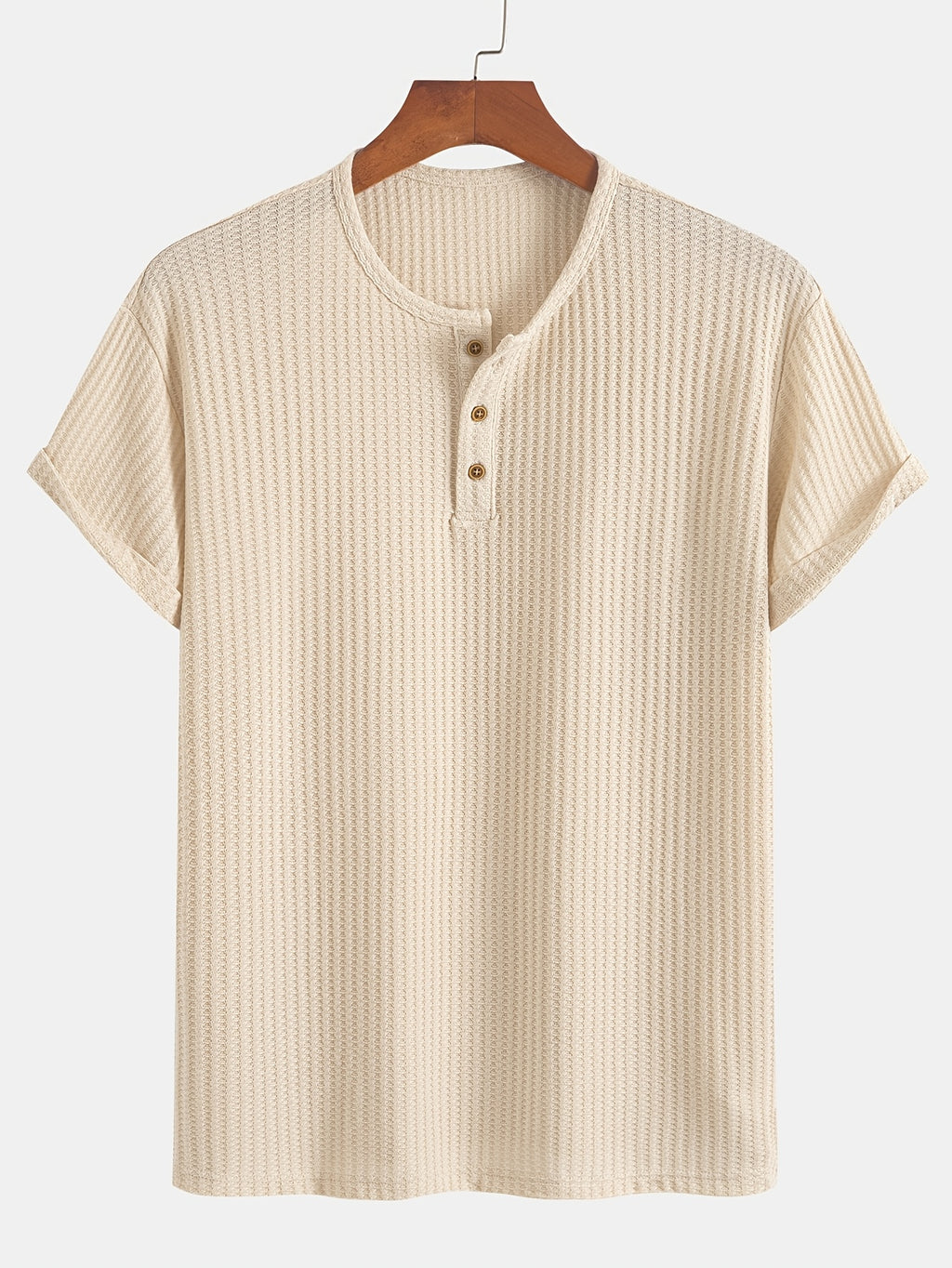 Elias Button Knit T-Shirt