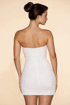 Valetti Giaro | Seraphine Beaded Mesh Mini Dress