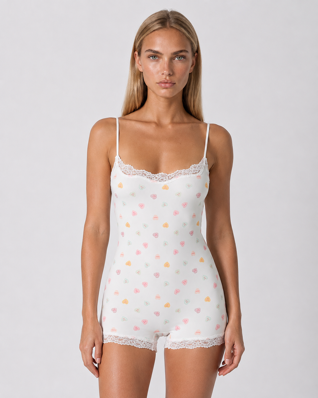 Valetti Giaro | Maisie Candy Heart Romper