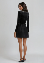 Valetti Giaro | Valentina Velvet A-Line Mini Dress