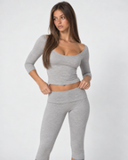 Valetti Giaro | Nori Scoop Neck Capri Set