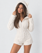 Valetti Giaro | Romper met berenkap