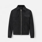 Vincenzo Suede Zip Jacket