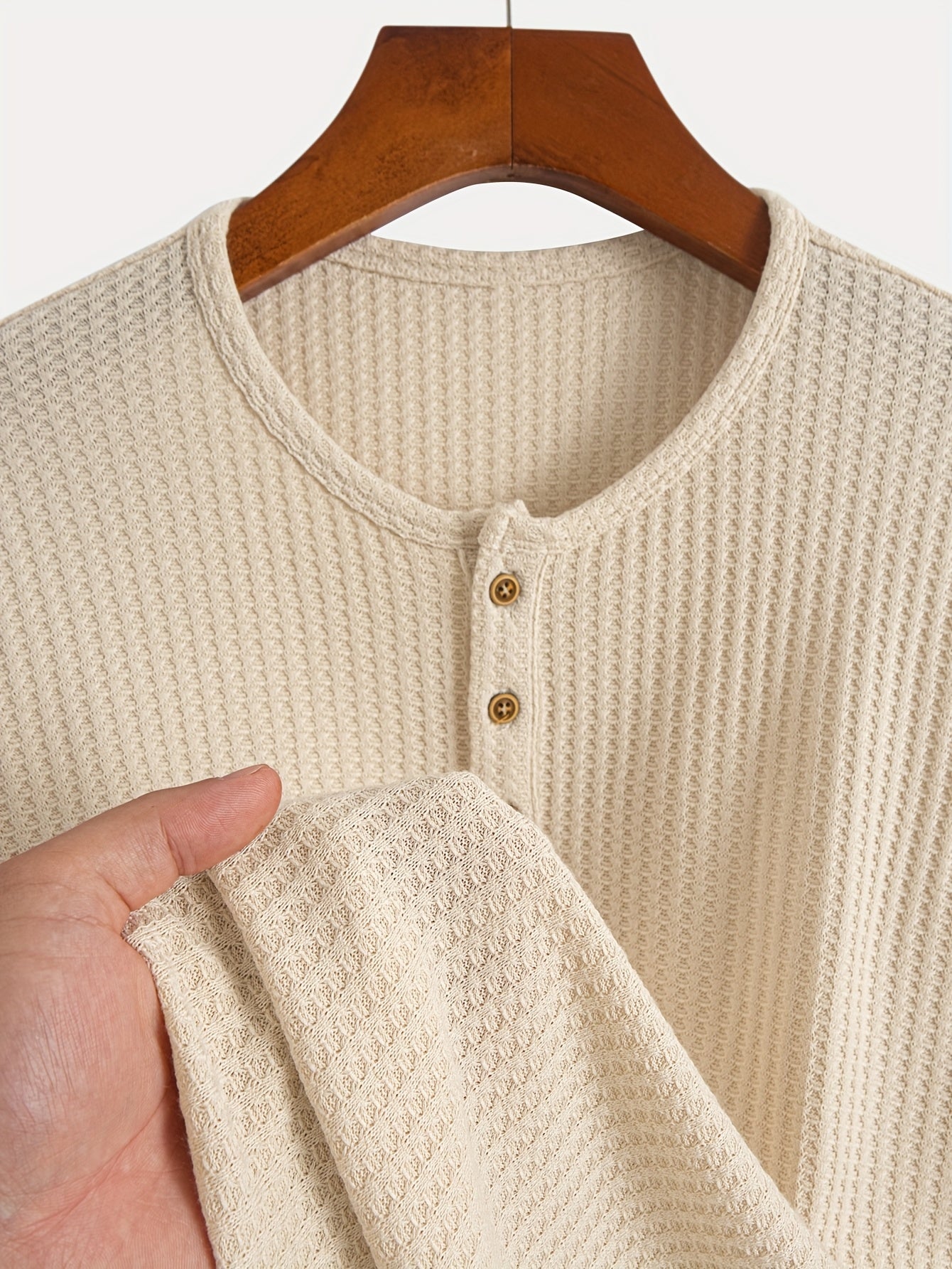 Elias Button Knit T-Shirt