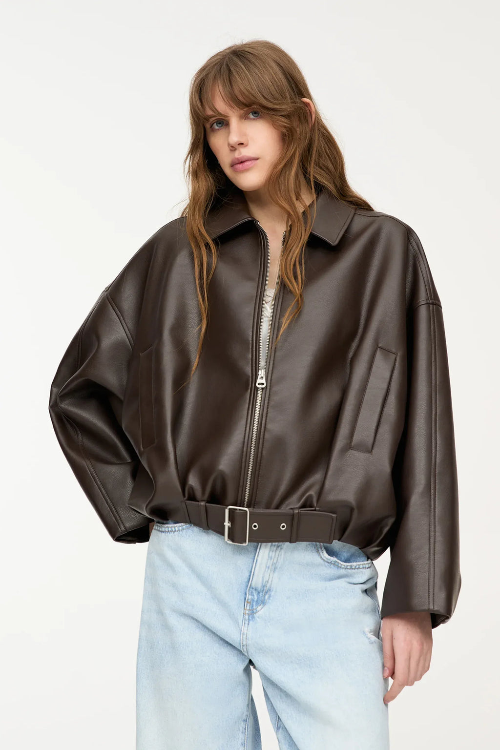 Valetti Giaro | Sophia Leather Bomber Jacket