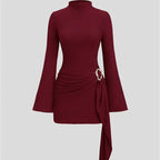 Valeria Asymmetrical Knit Dress