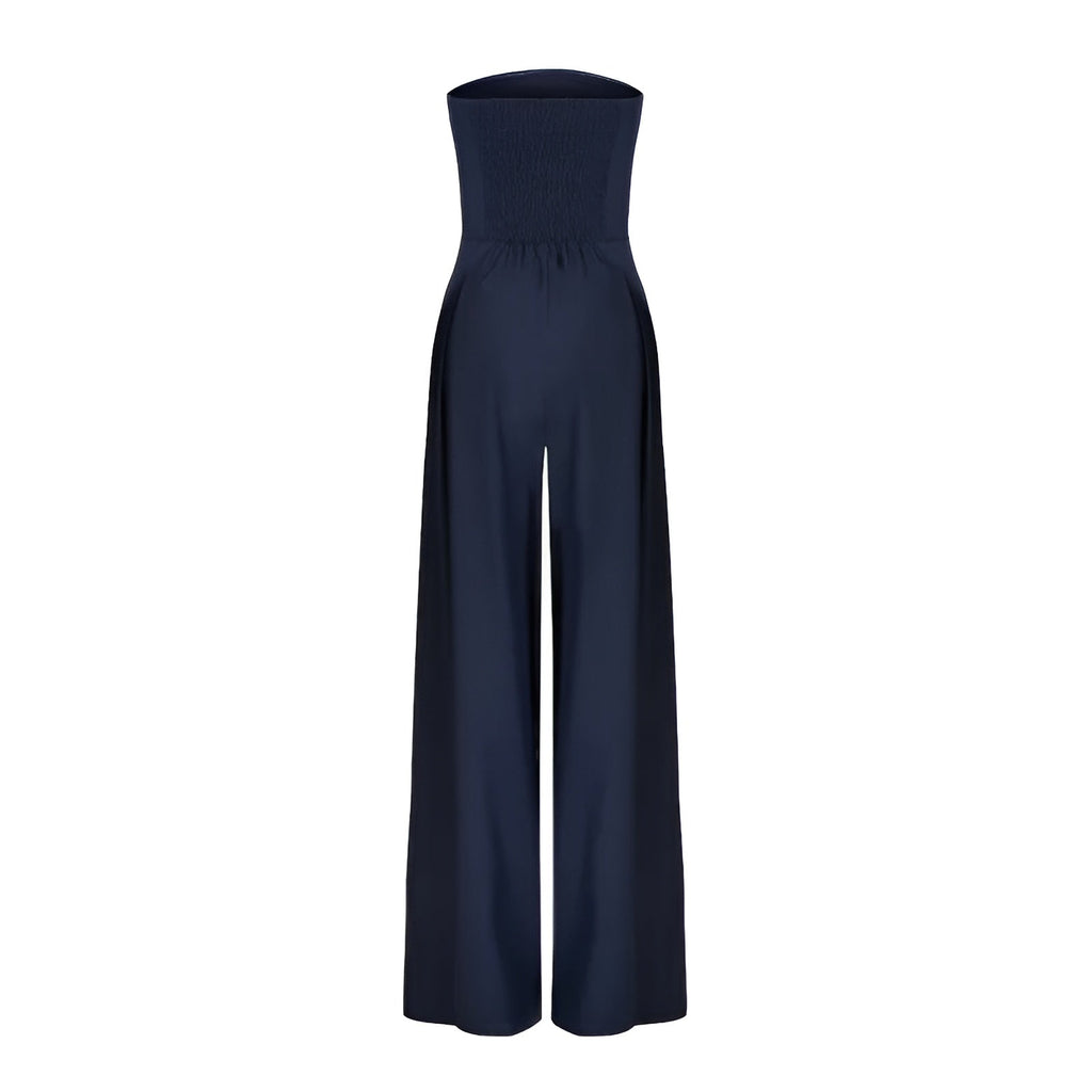 Valetti Giaro | Sophie Strapless Wide-Leg Jumpsuit