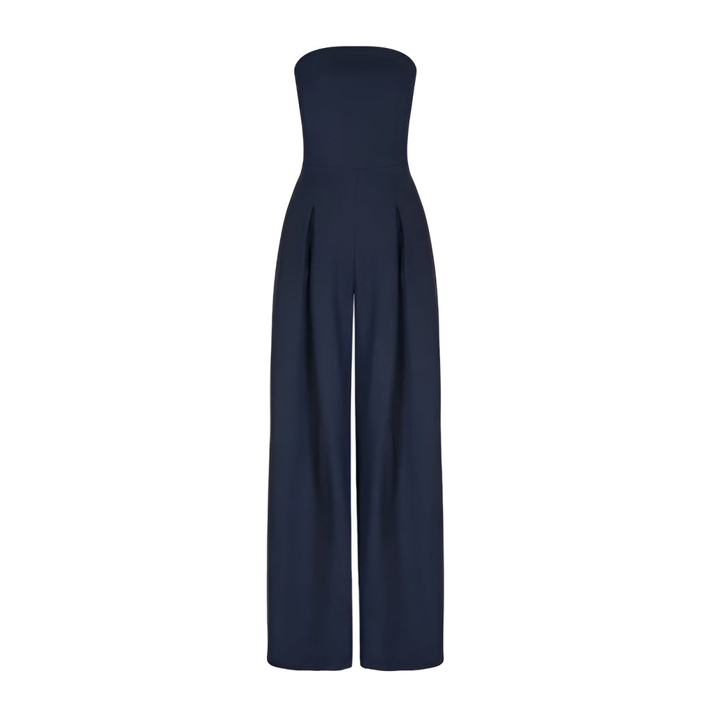 Valetti Giaro | Sophie Strapless Wide-Leg Jumpsuit