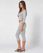 Valetti Giaro | Nori Scoop Neck Capri Set