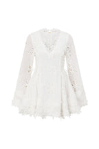 Valetti Giaro | Fiene Embroidered Cotton Lace Mini Dress