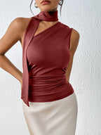 Bianca One-Shoulder Braid Top