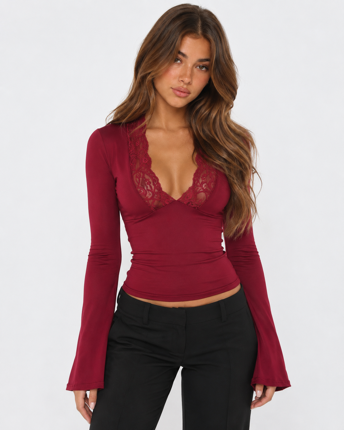 Valetti Giaro | Amelie Lace Wrap Top