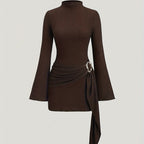 Valeria Asymmetrical Knit Dress