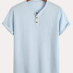 Elias Button Knit T-Shirt