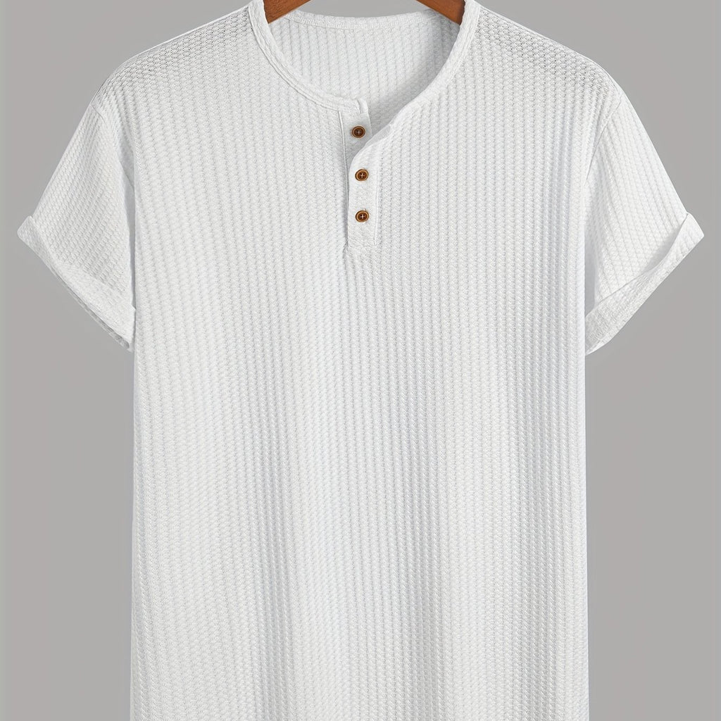 Elias Button Knit T-Shirt