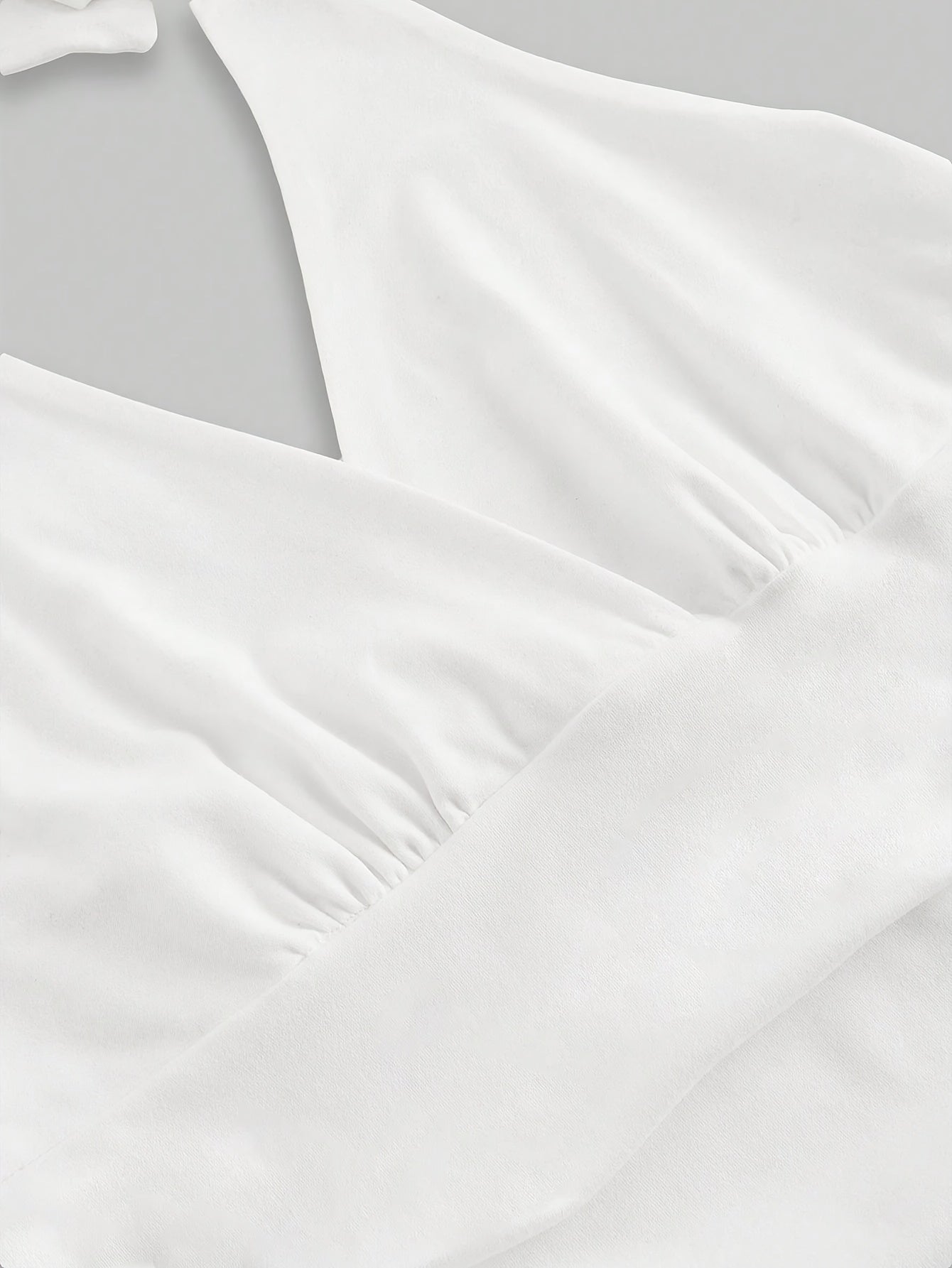 Valeria Halterneck Lace-Up Knit Top