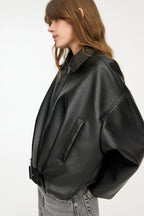 Valetti Giaro | Sophia Leather Bomber Jacket