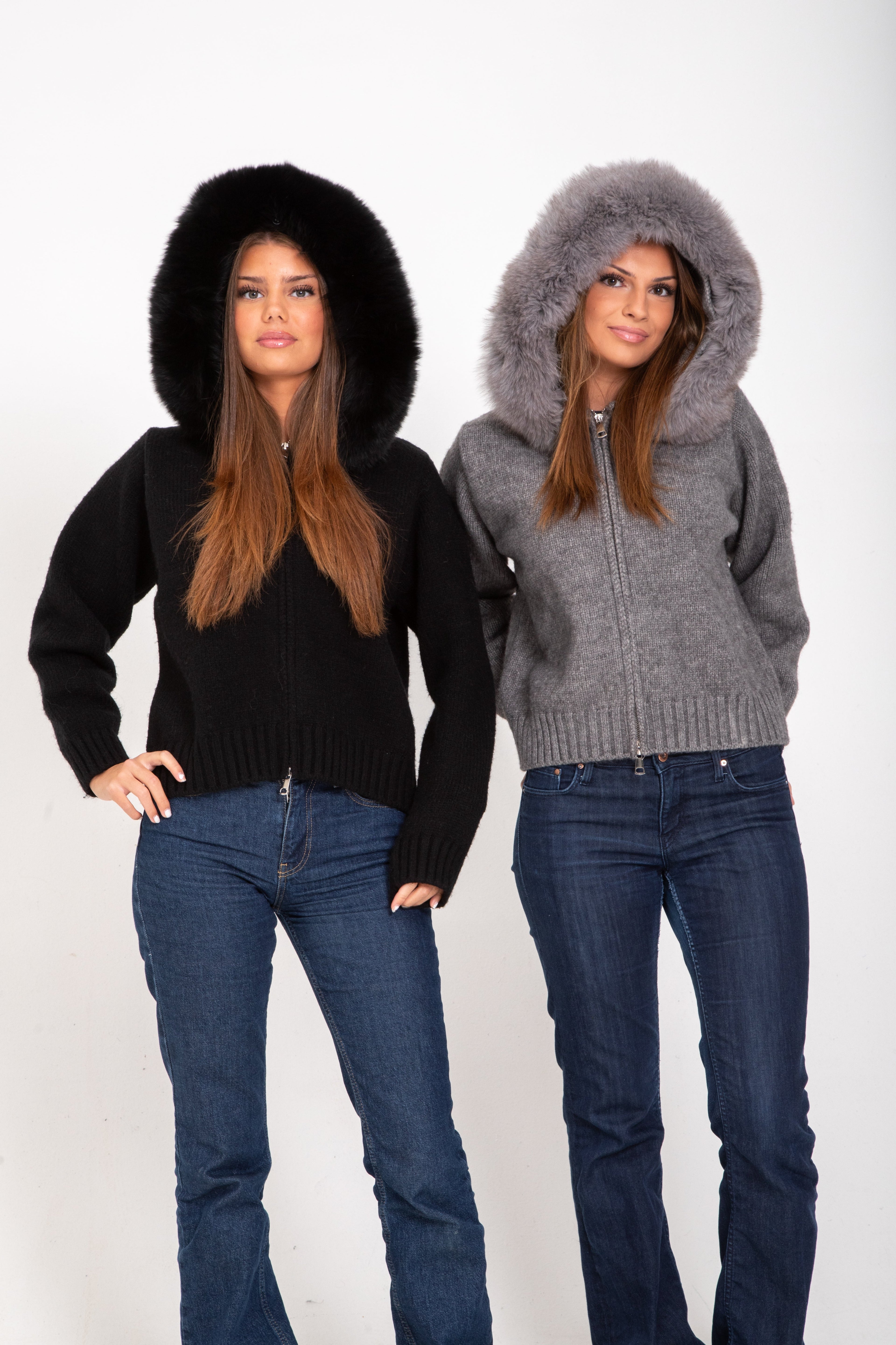 Valetti Giaro | Aurelia Black Wool Blend Coat