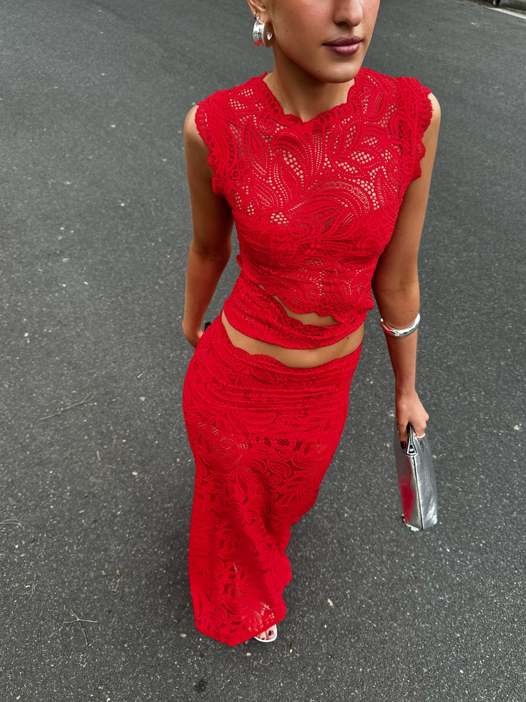 Van Laren | Scarlet Lace Set