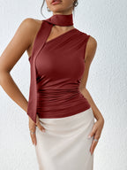 Bianca One-Shoulder Braid Top