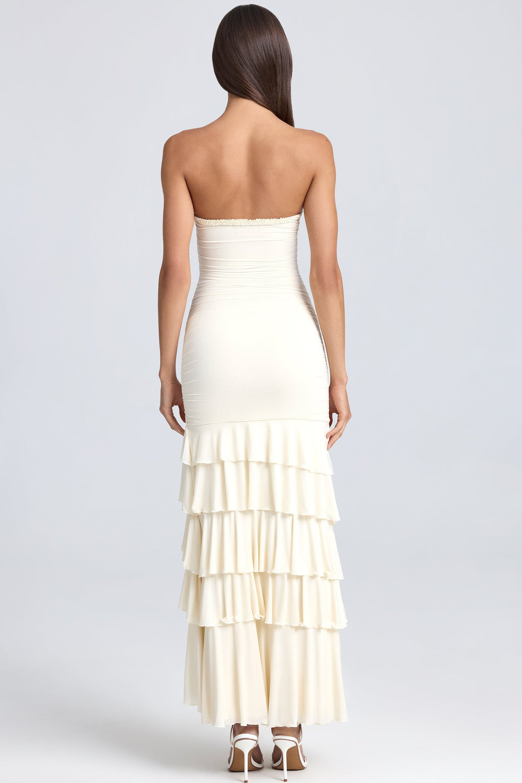 Van Laren | Seraphina Ruffle Maxi Jurk
