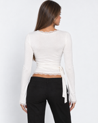 Valetti Giaro | Romina Lace Wrap Top