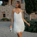 Valetti Giaro | Eleonora Feather Mini Dress