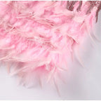 Valetti Giaro | Eleonora Feather Mini Dress