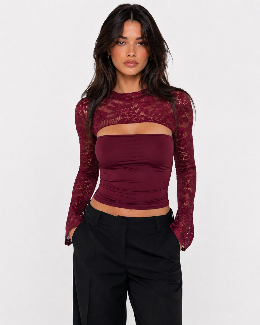 Valetti Giaro | Mireya Lace Top