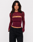 Valetti Giaro | Mireya Lace Top