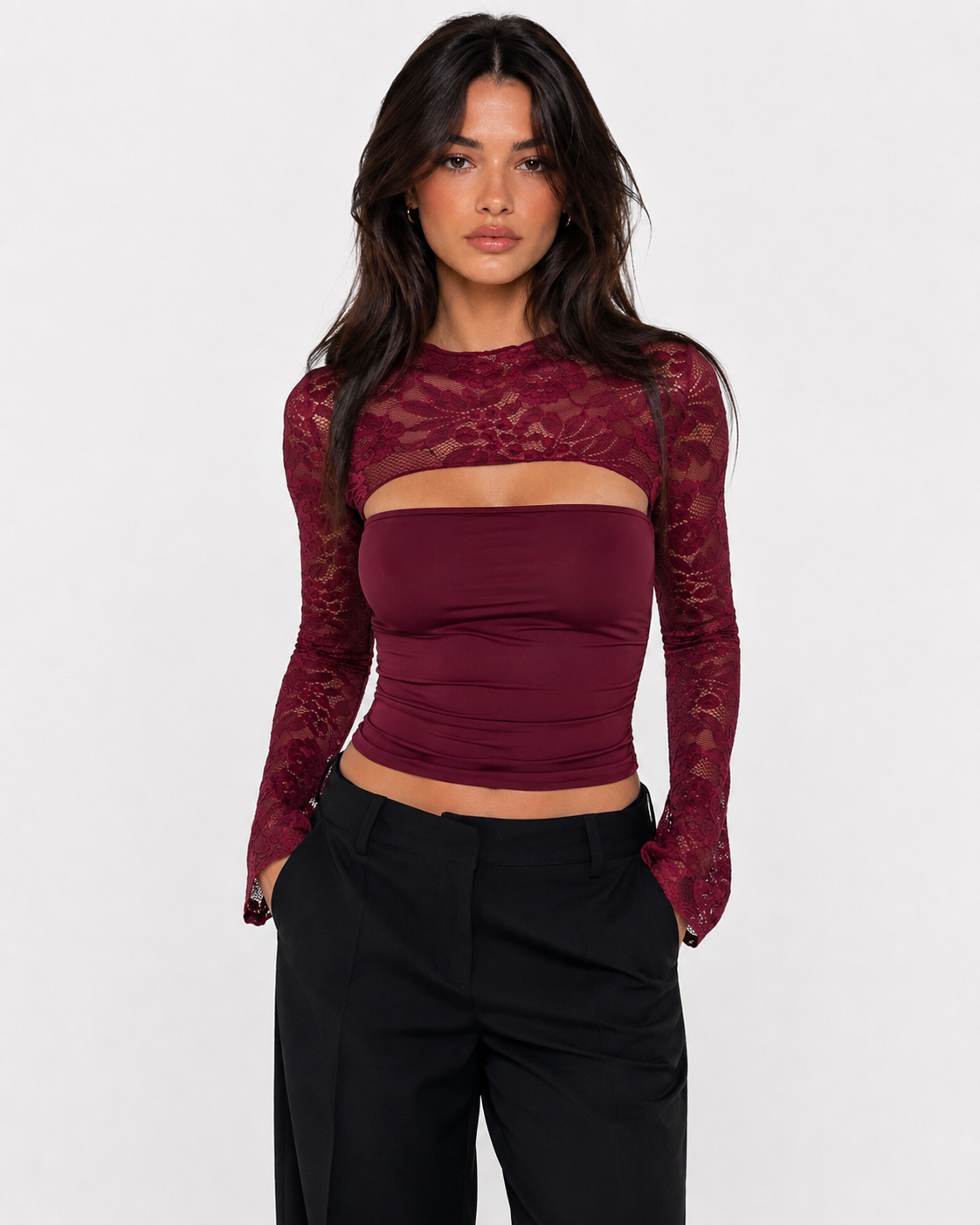 Valetti Giaro | Mireya Lace Top